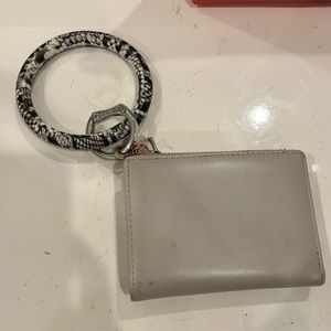 wallet w key chain